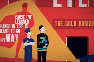 create animated hand drawn lyric music video with storyboard