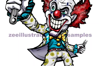 design highly unique, and top grade cartoon character mascot
