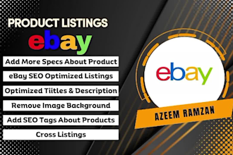 do ebay listings, ebay SEO product listings, ebay lister, ebay product upload