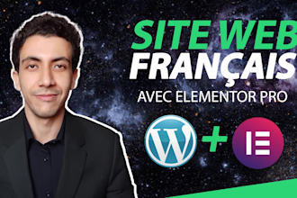 create your french wordpress website using elementor