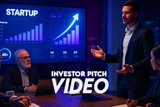 create a professional saas startup pitch video for investors