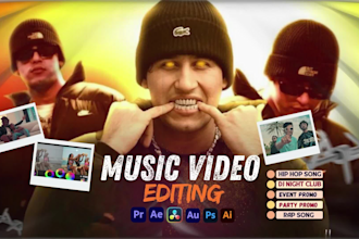 edit rap music video with vfx