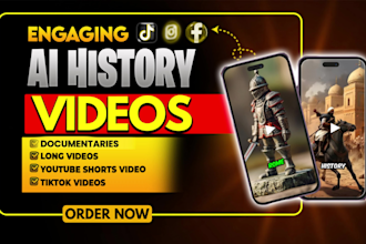 create ai documentary, history shorts, viral stories