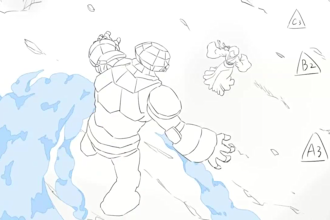 hand drawn 2d line art animation, 2d traditional flipbook, frame by frame