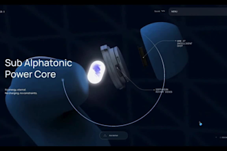 design custom 3d interactive animated webflow website with webflow threejs gsap