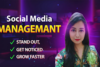 be your social media content creator, instagram management, linkedin manager