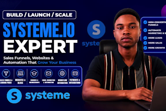 build systeme io sales funnel landing page systeme io online course membership