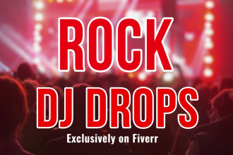 record 5 rock dj drops or radio sweepers