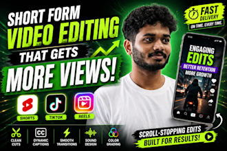 edit engaging reels, tiktok and shorts