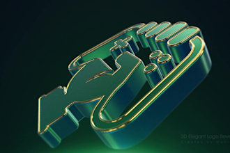do 3d after effects animated logo intro video