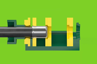 create realistic 3d industrial animation for factory and machinery video