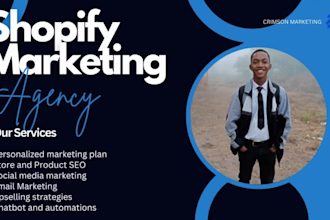 do complete shopify marketing,  dropshipping marketing to boost shopify sales