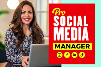 be your pro social media content creator and social media manager