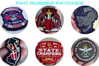design, digitize, manufacture, and ship custom embroidered patches