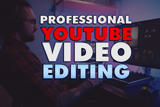 do professional youtube video editing