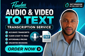 transcribe audio text fast with accurate transcription