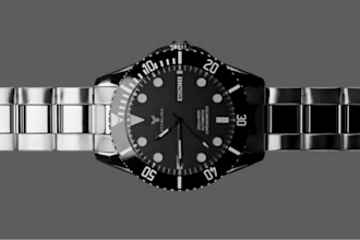 dostunning cgi watch design 3d watch animation 3d watch model 3d watch rendering