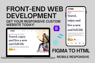be your frontend web developer using tailwind CSS and react