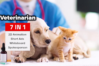 create eye catching promo video for veterinarian