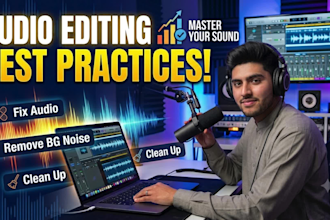 edit, clean up, enhance, fix, repair and restore audio