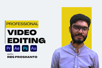 be your long term video editor with professional editing