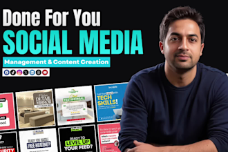 manage your social media and automate content creation to grow your brand