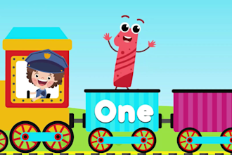 create kids learning videos