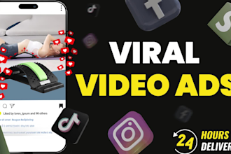 create viral dropshipping facebook video ads tik tok video ads