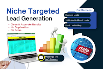 do niche targeted email list building, linkedin leads, prospect list