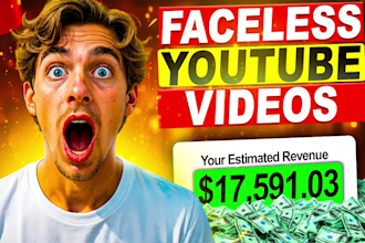 be your faceless video editor for long form youtube channel