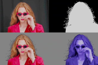 do professional rotoscoping and green screen remove,roto paint