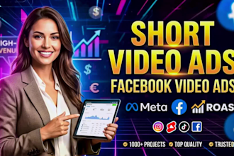 create high converting short video ads, facebook video ads