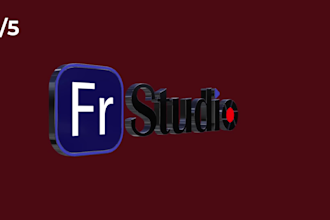 create customized 3d rotating logo animation spin loop
