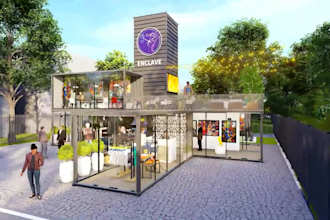 design and 3d render shipping container home, restaurants, resort and masterplan