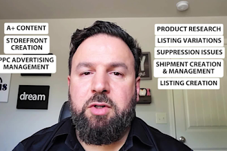 be your professional virtual assistant for selling on amazon I free consultation