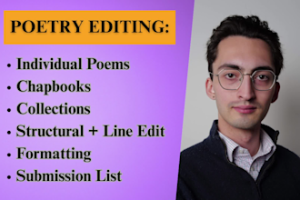 line edit poems for successful publication