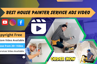 create the best house painter service promotional video
