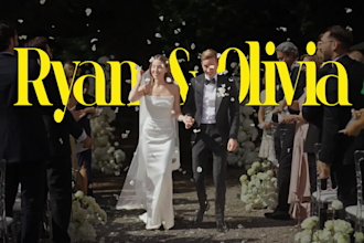 edit cinematic wedding video