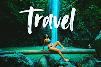 do travel video and vacation video editing for youtube,gopro