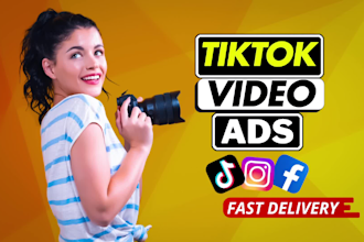 create dropshipping ads for tik tok video ads and facebook video ads