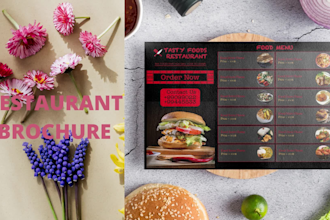 design business flyers, brochure, and marketing materials