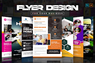 design all corporate, business, event flyer within 24 hours