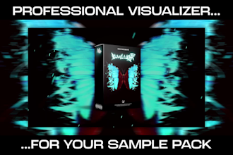 create an eye catching visualizer for your sample pack