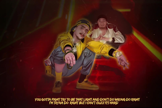 create professional album cover art  for your music