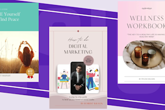 design lead magnets, pdfs, ebook designs, worksheets, booklet and workbooks