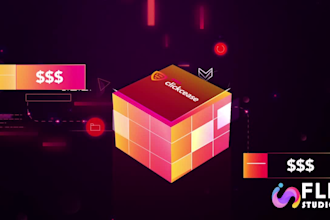 create premium 2d motion graphics video