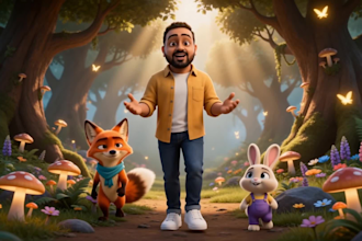 create pixar style ai animation stories and character videos