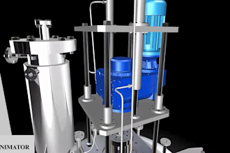 create technical process visualization and industrial animation for engineers