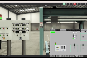 provide full isa s88 based factory io 3axis pick and place automation project