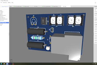 design your professional pcb board using easyeda and provide